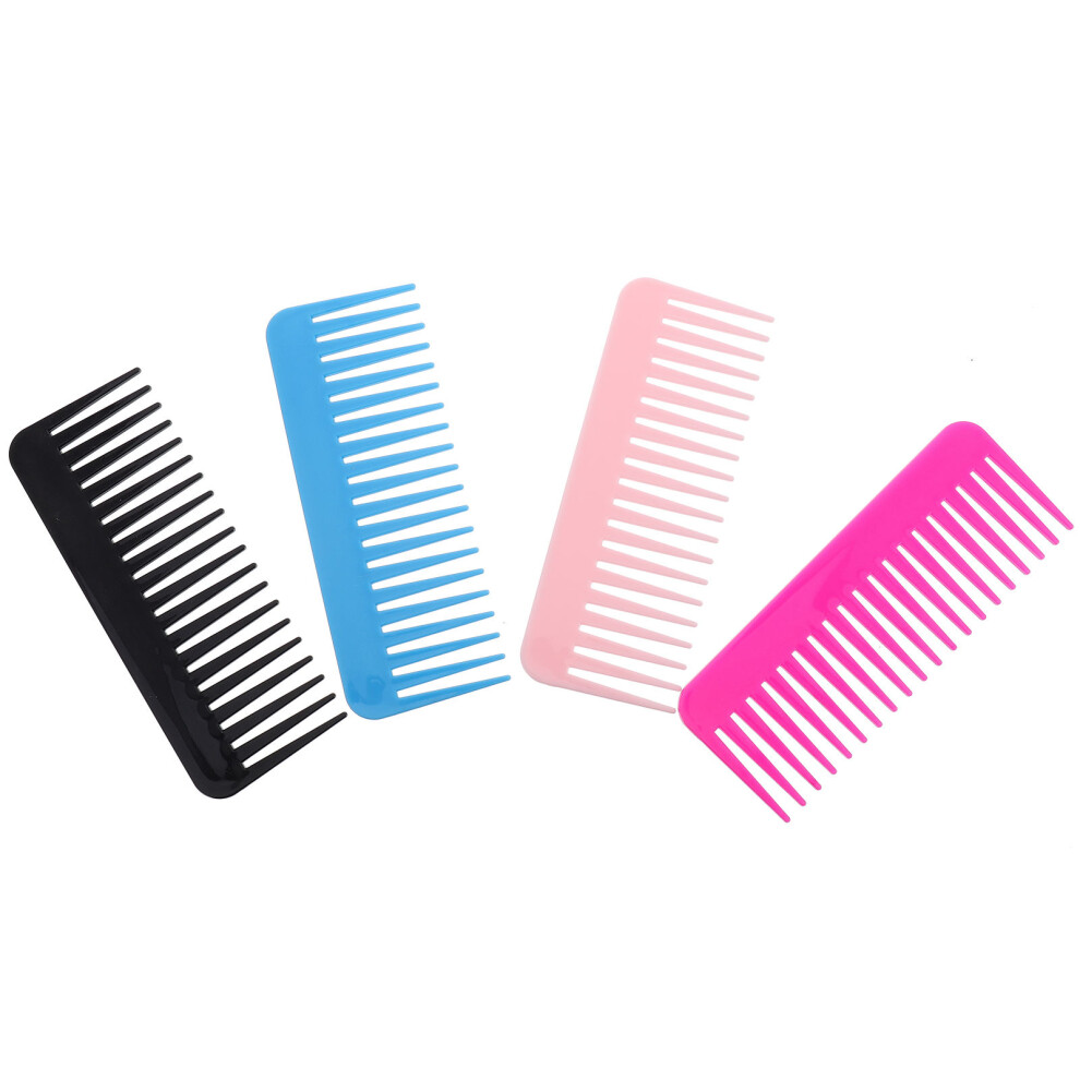 Inoomp Unisex 4Pcs Plastic Barber Styling Combs