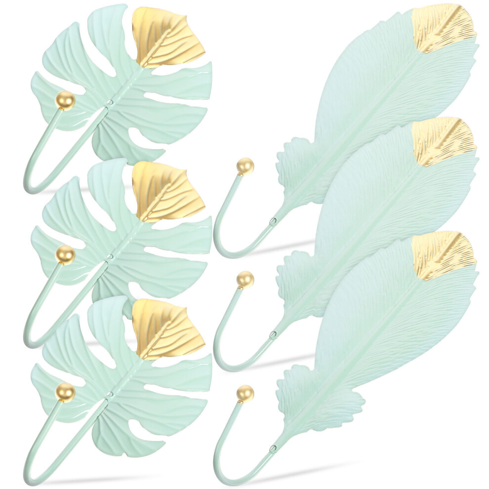 6 pcs wall hooks for bedroom kitchen bathroom decor-image-OPC-PKRFQWW-NEW