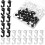 100pcs plastic push pin hooks for photo wall bulletin board 2