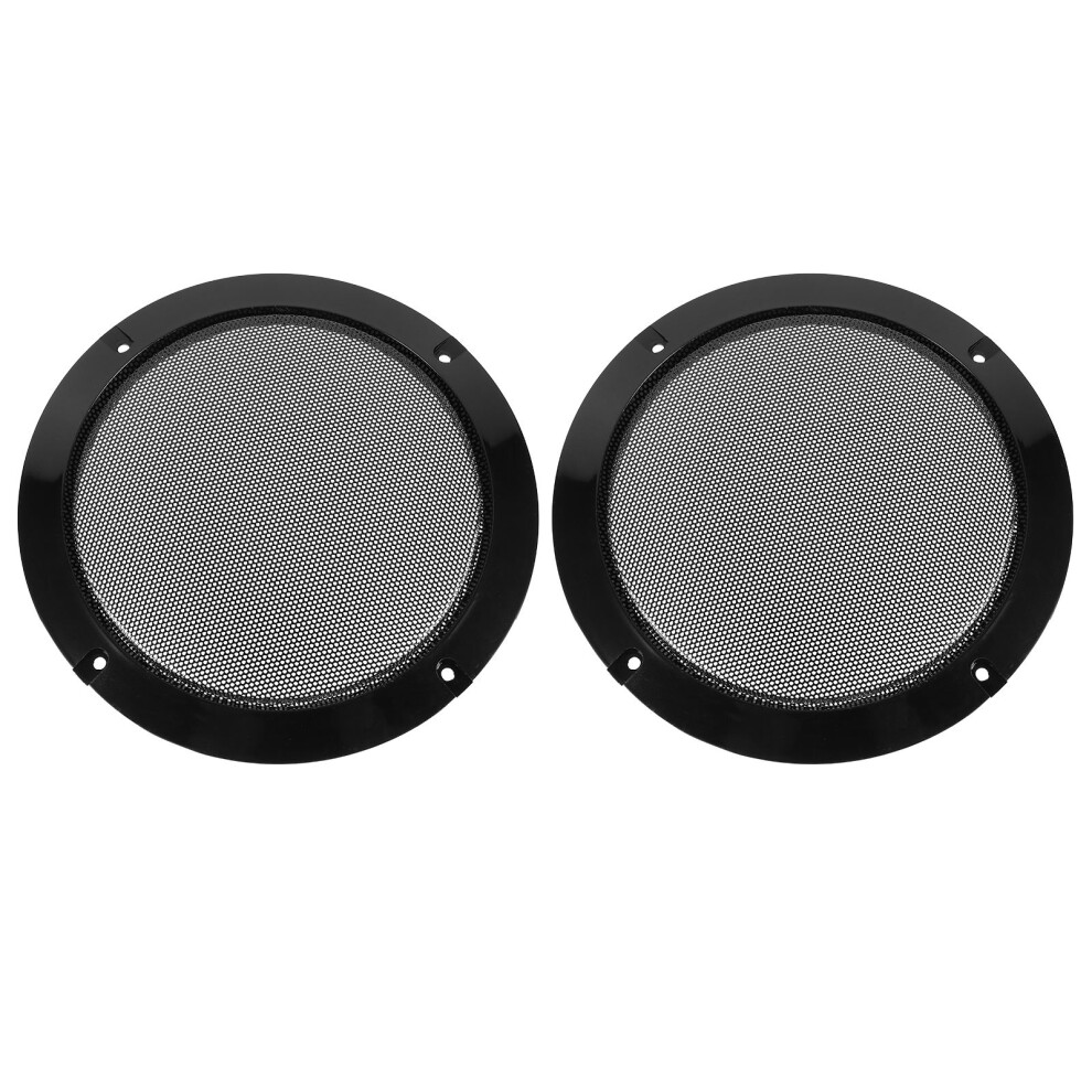 2Pcs Audio Speaker Cover Mesh Subwoofer Grill Horn Guard Circle 3294042690528
