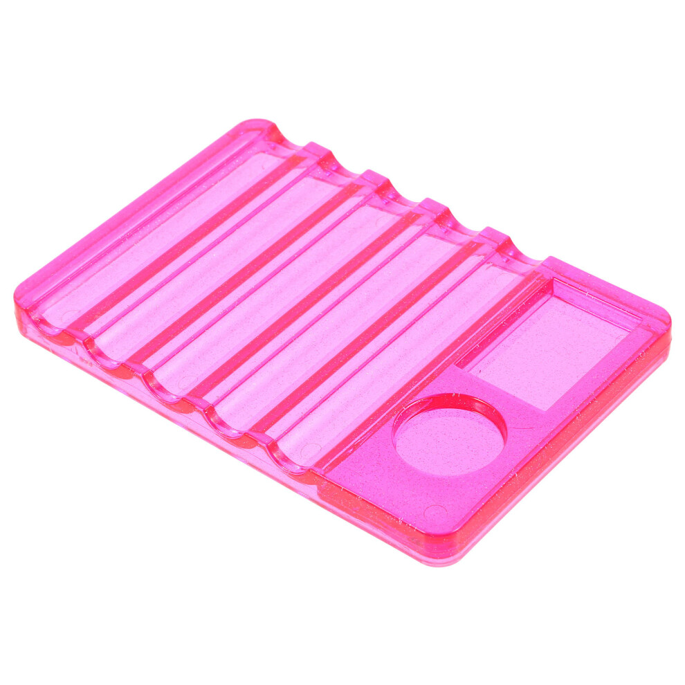 Aboofan Nail Art Palette With Pen And Brush Holder For Mixing And Storage
