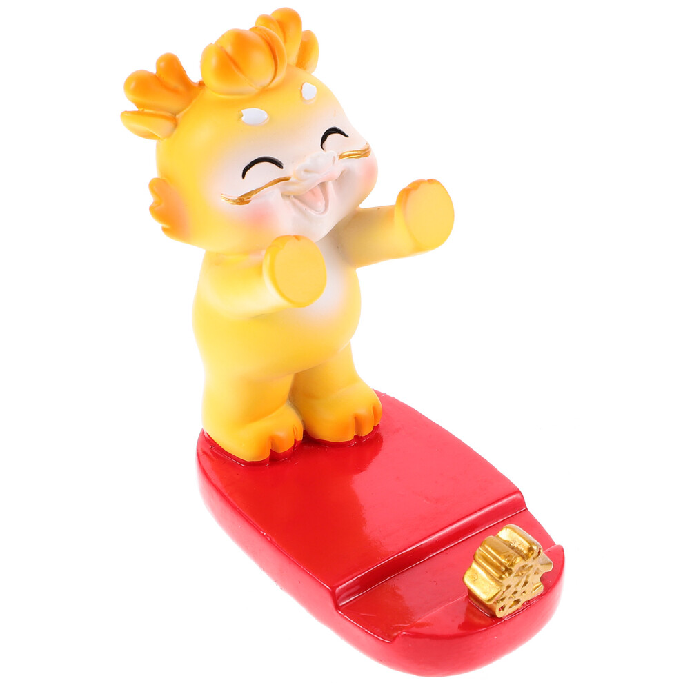 Cartoon Dragon Resin Phone Stand Holder Desktop Ornament 3294042632245