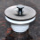 2St Rvs Afvoer Plug Badkuipstopper Met Sluiting 8
