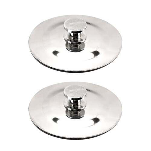 2St Rvs Afvoer Plug Badkuipstopper Met Sluiting 1