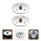 2St Rvs Afvoer Plug Badkuipstopper Met Sluiting 3