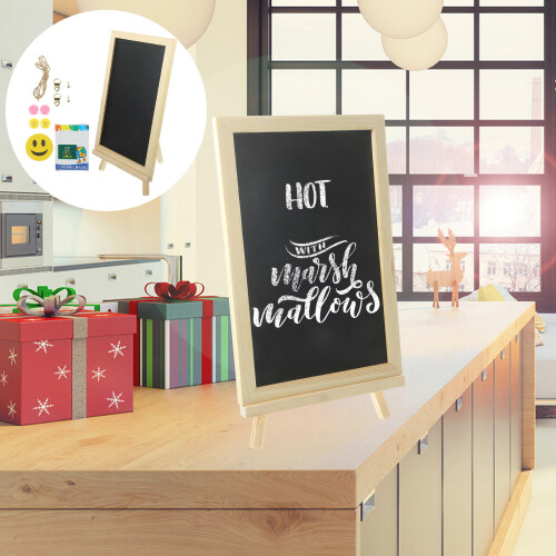 1 Set Desktop Chalkboard For Writing Drawing And Price Messaging 2