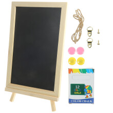 1 Set Desktop Chalkboard For Writing Drawing And Price Messaging