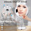 8" Lighted Makeup Mirror, 10X Makeup Mirror with Lights, Double Sided Dimmable Magnifying Mirror with Light 2
