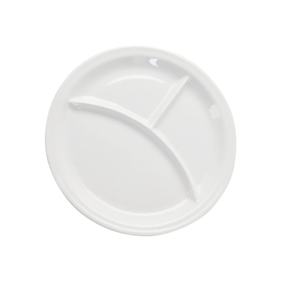 1Pc Children Meal Plate Versatile Ceramic Food Tray Home Accessory Vaguelly