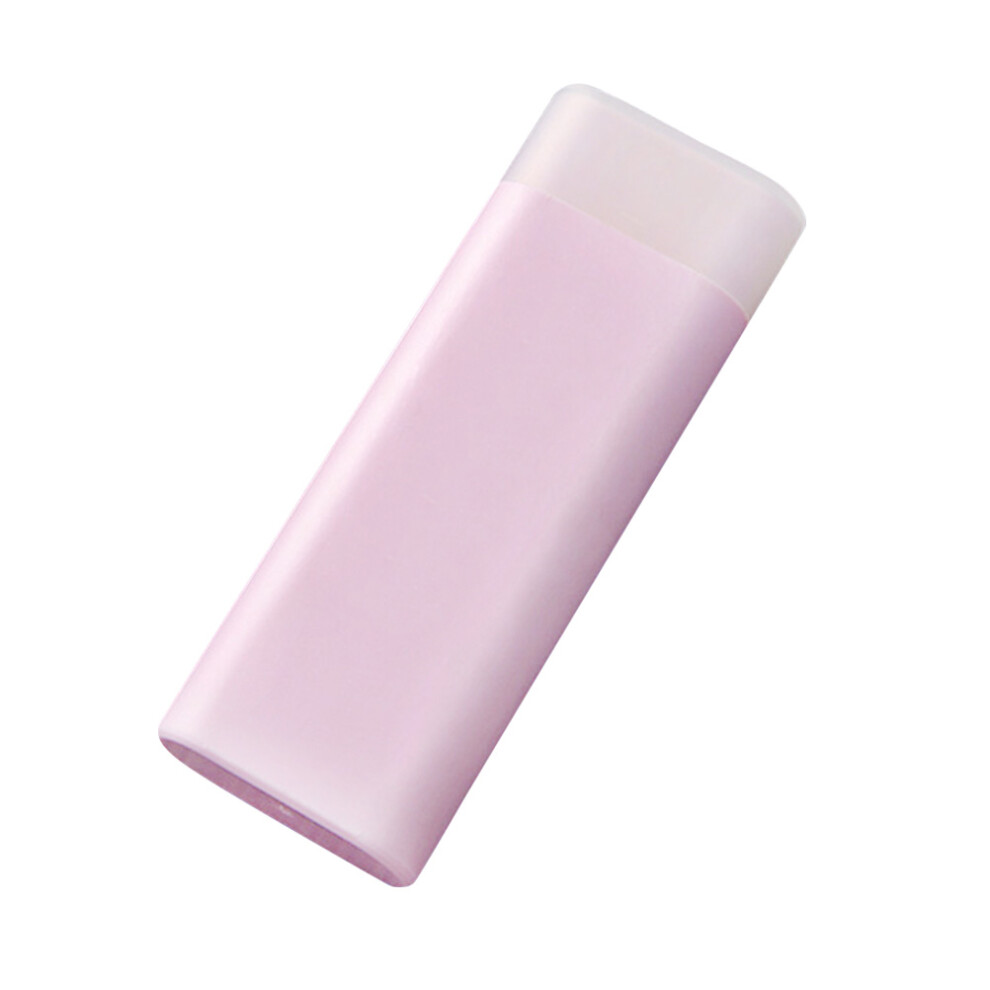Ohphcall Pink Plastic Pill Organizer Travel Case Medicine Splitter Container