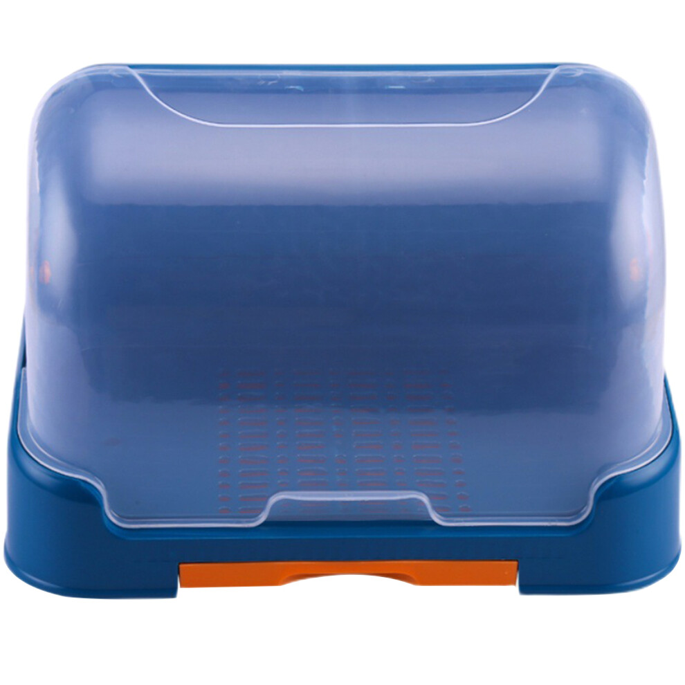 Vaguelly Baby Bottle Drying Box With Lid And Water Tray Organizer