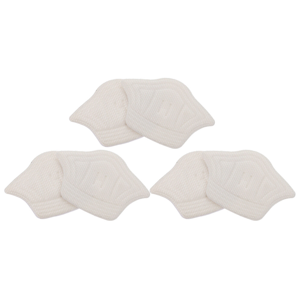 Vaguelly Sneaker Heel Pads White 3Pairs 4.3X3.1x0.2in