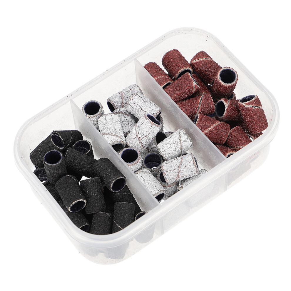 Ohphcall 1 Box Of Professional Nail Sanding Rings For Manicure Grinding Tools