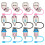 12pcs reusable straw covers end plugs caps protectors decors 3