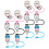 12pcs reusable straw covers end plugs caps protectors decors 8