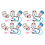 12pcs reusable straw covers end plugs caps protectors decors 11
