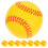 8pcs practice baseballs for training, softballs, small sports balls 9
