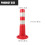 warning column safety barrier anti-collision reflective pile 10