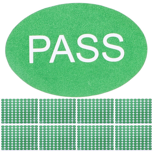 2000 pcs qc passed self adhesive quality stickers for warehouse use