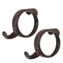 2pcs wide bottle handles, lightweight gripper for toddlers, brown