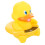 Yellow Baby Bath Floating Tub Plastic Material Toy 5