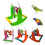 Creative Bird Swing Toy Parrot Chewing Hanging Cage Accessory 11