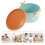 building blocks storage bucket with lid toy organizer 4