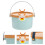 building blocks storage bucket with lid toy organizer 5