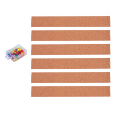1 Set Kork Pinwand Streifen Rahmenloses Memo Board Büro Korkstreifen