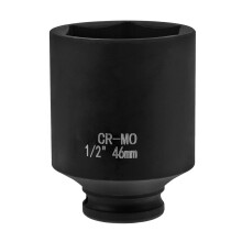 1/2 drive 50mm axle nut socket for automotive repair and impact use