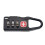 portable 3 digit combination lock for luggage suitcase black 5