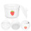 ceramic stew cup 280ml with lid for soup and steamed egg 2