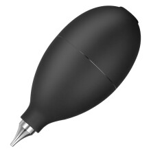 Dust Blower For Camera Lenses And Keyboards, Manual Rubber Bulb Air Pump, Soft Rubber Ball Cleaning Tool, Black