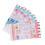 2pcs pvc transparent rainbow diary sticker for school office supplies 8