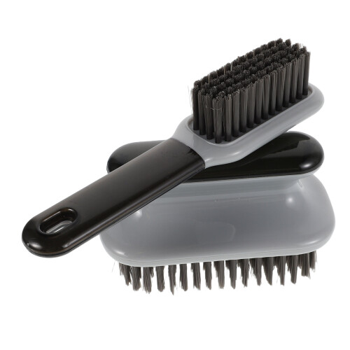 2 pcs soft scrub brushes for shoes and laundry, versatile cleaning set