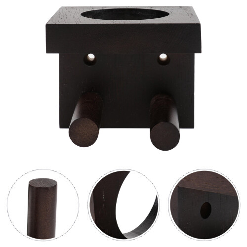 wooden baseball bat holder vertical bracket for home use 2