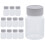 12pcs transparent juice bottles empty beverage milk bottles 11