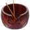 Yarn Bowl With Crochet Hook Knitting Holder Wool Organizing Tool 5