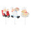 3pcs resin chef wall hooks for kitchen bathroom 5