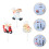 3pcs resin chef wall hooks for kitchen bathroom 4