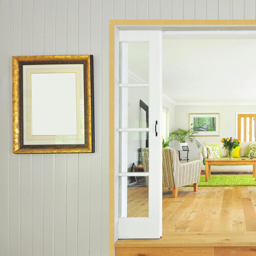 10pcs Self-Adhesive Wall Murals Mirror Surface Trim Wall Edge Corner Molding 1