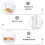 1 pc fruit cake tasting tray, hand-held clamshell, dust-proof stand 11