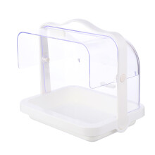 1 pc fruit cake tasting tray, hand-held clamshell, dust-proof stand