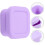 silicone food container with lid bento lunch box 4