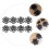 8pcs trekking pole tips snowflake disk baskets for walking sticks 6