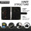 (Black)A6 Flipchart Budget Notebook Leather Pu Handbook 3