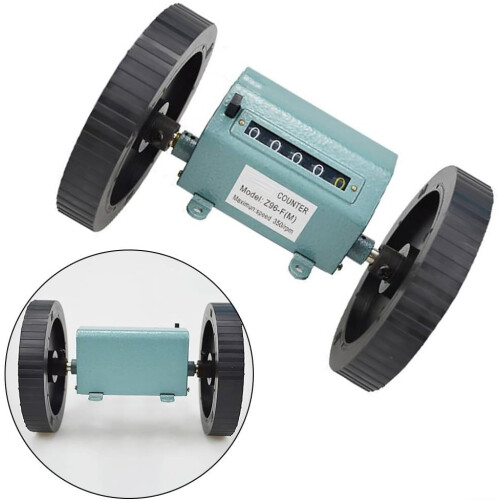 Compatible Textile Machine Counter Rolling Meter Measurement Device With LED Display And Quick Reset 1