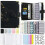 (Black)A6 Flipchart Budget Notebook Leather Pu Handbook 1