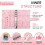 (pink) A6 Flipchart Budget Notebook Leather Pu Handbook 2