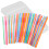 50pcs drink container set with pouches and colorful 5